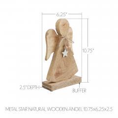 90076-Metal-Star-Natural-Wooden-Angel-10.75x6.25x2.5-image-3