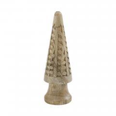 90078-Natural-Wooden-Carved-Cone-Tree-Large-9.25x3x3-image-2