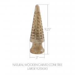 90078-Natural-Wooden-Carved-Cone-Tree-Large-9.25x3x3-image-3