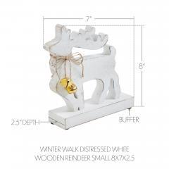 90109-Winter-Walk-Distressed-White-Wooden-Reindeer-Small-8x7x2.5-image-3