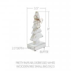 90111-Pretty-in-Pearl-Distressed-White-Wooden-Tree-Small-8x3.5x2.5-image-3