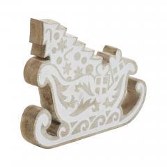 90122-White-Washed-Santa-on-Duty-Natural-Wooden-Sleigh-7x6x1-image-2