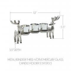 90125-Metal-Reindeer-Three-Votive-Mercury-Glass-Candle-Holder-5.5x13x3.5-image-3