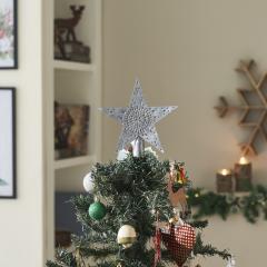 90054-Punched-Metal-Star-Tree-Topper-Galvanized-6.75x6.75x1-image-2