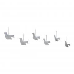 90127-Brushed-Metal-Bird-Ornament-Set-of-6-3.5-inch-image-2