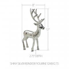 90129-Shiny-Silver-Reindeer-Figurine-12x8x2.75-image-3