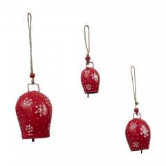 90132-Falling-Snowflake-Red-Metal-Bell-Set-of-3-4-5-6.25-inch-image-2
