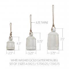 90134-White-Washed-Gold-Glitter-Metal-Bell-Set-of-3-4.5-5.75-7.5-inch-image-3