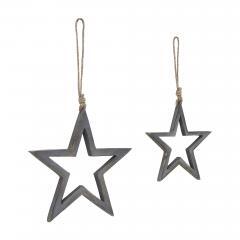 90139-Distressed-Gray-Wooden-Star-Ornament-Set-of-2-7-9.5-inch-image-2