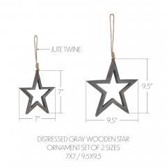 90139-Distressed-Gray-Wooden-Star-Ornament-Set-of-2-7-9.5-inch-image-3