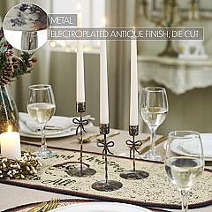 90015-Bow-Candlestick-Holders-Burnished-Metal-Set-of-3-5.25-6.25-7.5-inch-image-5