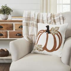 90472-Fall-Harvest-Wheat-Plaid-Pumpkin-Decorative-Throw-Pillow-18x18-Inch-Autumn-Farmhouse-Seasonal-Accent-Pillow-for-Home-Decor-2-PC-Bundle-image-3
