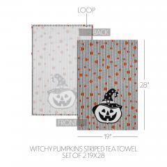 90441-Halloween-Fall-Kitchen-Towel-Set-19x28-Absorbent-Cotton-Pumpkin-Stripe-Dish-Hand-Towels-2Pack-4-PC-Bundle-image-4