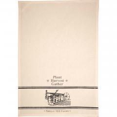 90442-Farmhouse-Kitchen-Tea-Towels-Sawyer-Mill-Charcoal-Plow-Corn-Rustic-Muslin-Cotton-Dish-Towel-Set-2-19x28-4-PC-BOGO-Bundle-image-5