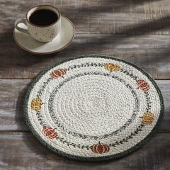 90446-12-Inch-Autumn-Pumpkin-Bounty-Stencil-Quilted-Trivet-Fall-Harvest-Kitchen-Hot-Pad-Home-Decor-3-PC-Bundle-image-3