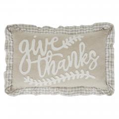 90455-Grace-Give-Thanks-Fall-Thanksgiving-Harvest-Farmhouse-Decorative-Throw-Pillow-14x22-Inch-Embroidered-Cotton-Accent-2-PC-Bundle-image-1