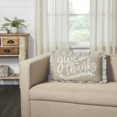 90455-Grace-Give-Thanks-Fall-Thanksgiving-Harvest-Farmhouse-Decorative-Throw-Pillow-14x22-Inch-Embroidered-Cotton-Accent-2-PC-Bundle-image-3
