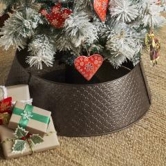 Lattice Metal Tree Collar Bronze 7.5x24x24