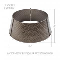 90065-Lattice-Metal-Tree-Collar-Bronze-8x20x20-image-3