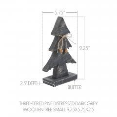 90071-Three-Tiered-Pine-Distressed-Dark-Grey-Wooden-Tree-Small-9.25x5.75x2.5-image-3