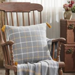 90490-Harvest-Blessings-Farmhouse-Rustic-Woven-Plaid-Decorative-Throw-Pillow-18x18-Autumn-Fall-Accent-2-PC-Bundle-image-3