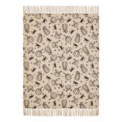 90503-VHC-Brands-Raven-Harvest-Farmhouse-Black-Tan-Plaid-Woven-Cotton-Throw-Blanket-50x60-2-PC-Bundle-image-1