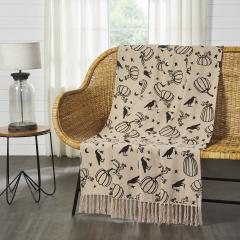90503-VHC-Brands-Raven-Harvest-Farmhouse-Black-Tan-Plaid-Woven-Cotton-Throw-Blanket-50x60-2-PC-Bundle-image-3