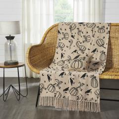90503-VHC-Brands-Raven-Harvest-Farmhouse-Black-Tan-Plaid-Woven-Cotton-Throw-Blanket-50x60-2-PC-Bundle-image-4