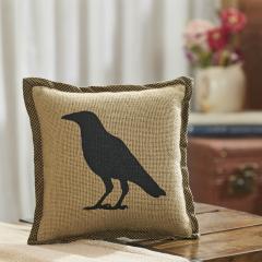 90504-Raven-Harvest-9x9-Inch-Primitive-Farmhouse-Raven-Decorative-Accent-Pillow-2-PC-Bundle-image-3