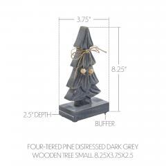 90074-Four-Tiered-Pine-Distressed-Dark-Grey-Wooden-Tree-Small-8.25x3.75x2.5-image-3