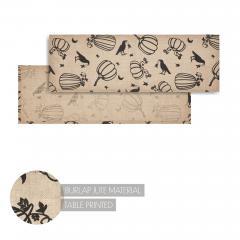 90509-Raven-Harvest-Rustic-Farmhouse-Burlap-Jute-Table-Runner-Natural-Woven-Home-Decor-12x36-Inch-2-PC-Bundle-image-2
