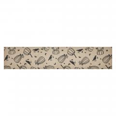 90517-Park-Designs-Raven-Harvest-Rustic-Farmhouse-Burlap-Jute-Table-Runner-12x60-Inch-Autumn-Dining-Kitchen-Decor-2-PC-Bundle-image-1