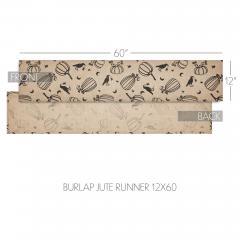90517-Park-Designs-Raven-Harvest-Rustic-Farmhouse-Burlap-Jute-Table-Runner-12x60-Inch-Autumn-Dining-Kitchen-Decor-2-PC-Bundle-image-4