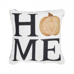 90537-Farmhouse-Fall-Black-White-Buffalo-Check-Pumpkin-Accent-Pillow-6x6-Inch-2-PC-BOGO-Bundle-image-1