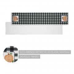 90541-Annie-Black-Gingham-Check-Pumpkin-Table-Runner-12x60-Fall-Harvest-Farmhouse-Kitchen-Decor-2-PC-BOGO-Bundle-image-2