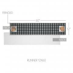90541-Annie-Black-Gingham-Check-Pumpkin-Table-Runner-12x60-Fall-Harvest-Farmhouse-Kitchen-Decor-2-PC-BOGO-Bundle-image-4