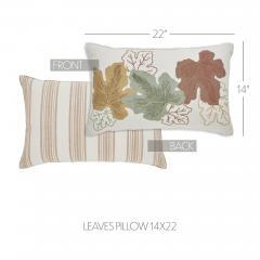 90544-Bountifall-Leaves-Autumn-Botanical-Decorative-Accent-Throw-Pillow-14x22-For-Couch-Sofa-Bed-2-PC-BOGO-Bundle-image-4