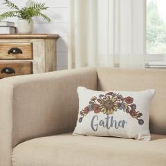 90546-Bountifall-Gathered-Floral-Lumbar-Pillow-9.5x14-Decorative-Farmhouse-Accent-Cushion-2-PC-BOGO-Bundle-image-3