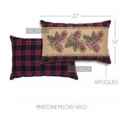 90555-Connell-Pinecone-Decorative-Throw-Pillow-14x22-Rustic-Woodland-Lumbar-Accent-Cushion-for-Home-Decor-2-PC-BOGO-Bundle-image-4