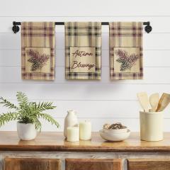 90557-VHC-Brands-Connell-Pinecone-Plaid-Cotton-Kitchen-Dish-Towel-Set-3-Absorbent-Rustic-Farmhouse-Lodge-Decor-Tea-Towels-19x28-Inch-6-PC-BOGO-Bundle-image-3