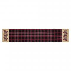 90559-VHC-Brands-Connell-Pinecone-Quilted-Table-Runner-12-x-60-Rustic-Lodge-Cabin-Woodland-Fall-Home-Kitchen-Decor-2-PC-BOGO-Bundle-image-1