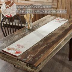 90583-Autumn-Fall-Thanksgiving-Table-Runner-Grateful-Thankful-Blessed-Pumpkins-Harvest-12-x-72-Inch-Farmhouse-Seasonal-Home-Decor-2-PC-BOGO-Bundle-image-2