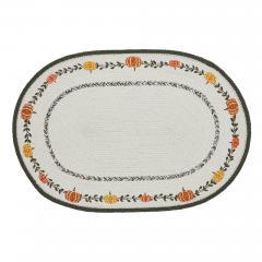 90600-Fall-Harvest-Pumpkin-Oval-Placemat-13x19-Farmhouse-Stencil-Table-Mat-2-PC-BOGO-Bundle-image-1