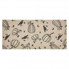 90606-Raven-Harvest-Black-Polypropylene-Indoor-Outdoor-Runner-Rug-17x36-Farmhouse-Rustic-Durable-Easy-Clean-Entryway-Patio-Kitchen-Hallway-2-PC-BOGO-Bundle-image-1