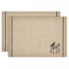 90610-Raven-Harvest-Farmhouse-Rustic-Natural-Jute-Burlap-Placemat-Set-2-13x19-Inch-Table-Mats-4-PC-BOGO-Bundle-image-1
