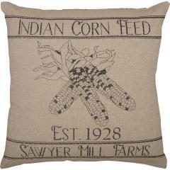 90615-Sawyer-Mill-Charcoal-Farmhouse-Rustic-Corn-Feed-18x18-Decorative-Throw-Pillow-2-PC-BOGO-Bundle-image-1