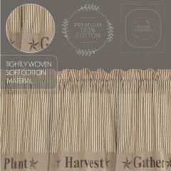 90617-Sawyer-Mill-Farmhouse-Rustic-Charcoal-Gray-Gathered-Rod-Pocket-Valance-Window-Topper-20x72-2-PC-BOGO-Bundle-image-5