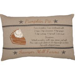 90619-VHC-Brands-Sawyer-Mill-Farmhouse-Charcoal-Pumpkin-Pie-Recipe-Throw-Pillow-14x22-Rustic-Autumn-Harvest-Decorative-Accent-2-PC-BOGO-Bundle-image-1