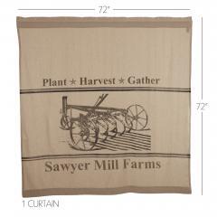 90621-VHC-Brands-Sawyer-Mill-Charcoal-Plow-Striped-Farmhouse-Shower-Curtain-72x72-Rustic-Gray-Cotton-Bathroom-Decor-2-PC-BOGO-Bundle-image-4