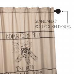 90622-VHC-Brands-Sawyer-Mill-Charcoal-Corn-Feed-Cotton-Farmhouse-Shower-Curtain-Grey-Cream-72x72-2-PC-BOGO-Bundle-image-5